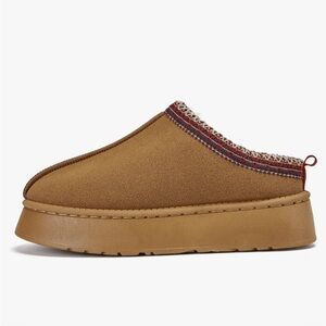 Women’s Platform Bootie Fluffy Slipper Shoe Houseshoe